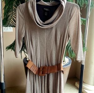Taupe Fall Signature Robbie Bee L Sweater Dress